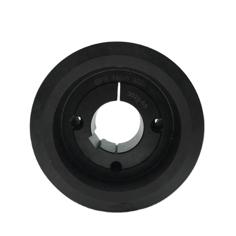 European Standard GG25 GG20 G3000 Cast Iron Steel Black Oxide Lock Rope Sheave v groove Tapered Shaft Belt Taper Lock Pulley