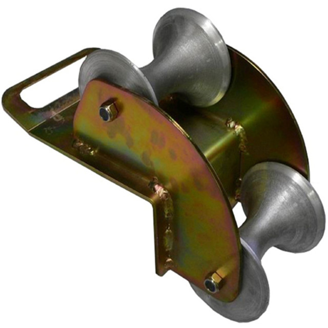 Raydafon Fixed Pulley and Movable Pulley Rotate Around a Central Axis Roller Socket Stopper Door and Gate Pulley Wheel