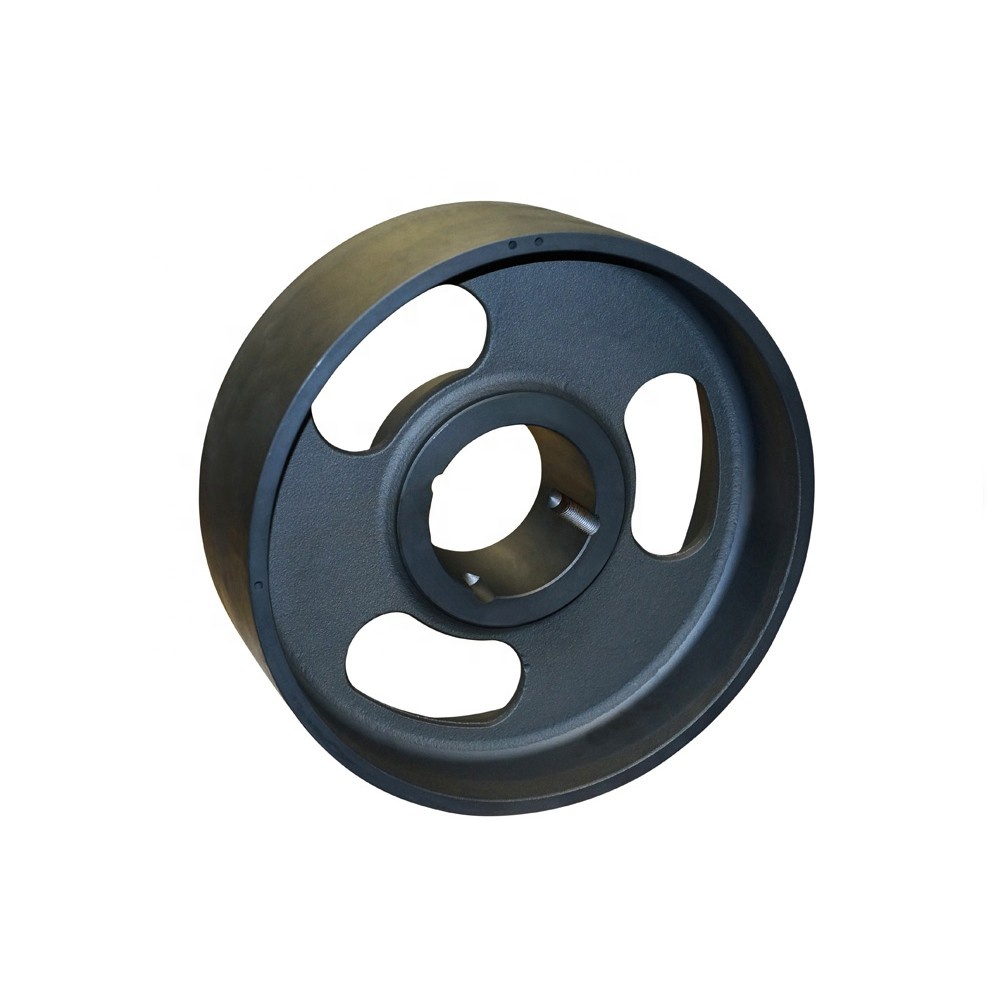 European Standard Aluminium Chill-casting Groove Sheave Taper Lock Bush Taper Bore Bush Flange Conveyor Drive Flat Belt Pulley