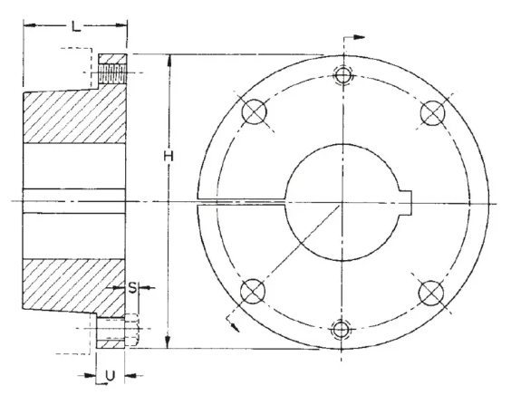 XTB70 Bushings for Conveyor Pulleys
