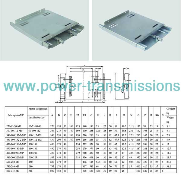 European Standard Adjustable DHA Motor Rail Motorized Linear Track Series Motor Slide SM MB SMA Common Motor Pedestal Base