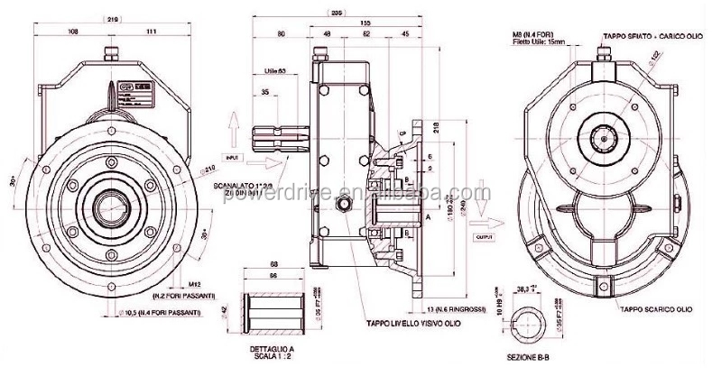 Agricultural Gearbox for Harvest Fruits