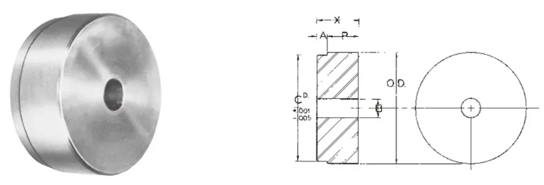 HB100 Steel Hubs for Split Taper Bushings