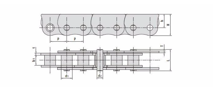 Automatic Pushing Pulling Doors and Windows Side Bow Chain Anti-side Bow Chains