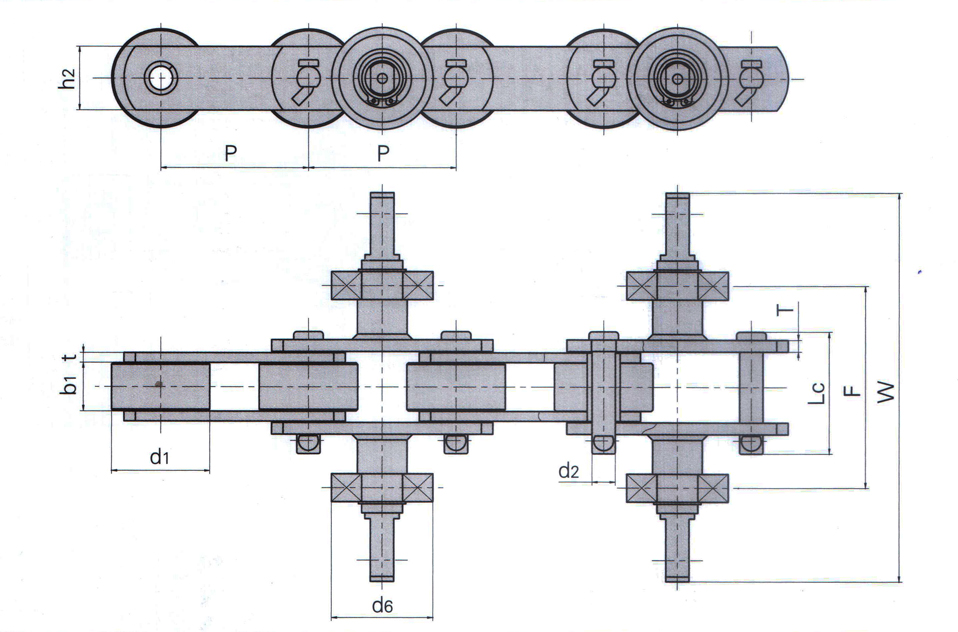 P100F154 Rubber Gloves Carrier Chains  P100F155  P100F170 P100F204 P100F310 P100F312 P100F335