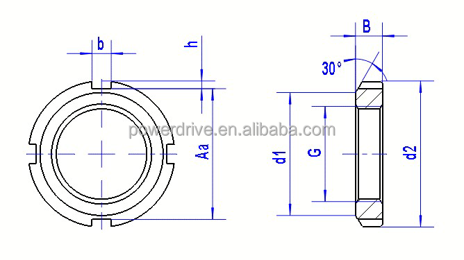 DIN70825 KM KMT KMTA KMK GUK GUP BSR MSR HMZ Precision DIN1804 Slotted Radial Shaft Lock Nut DIN981 Locking Round Nuts Locknuts
