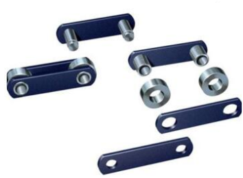 DIN ANSI ISO BS JS Standard Palm Oil Mills Conveyor Roller Chain with EXTENDED PIN Hollow Pin Palm Chains
