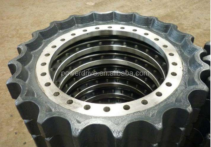 Raydafon Factory Supplier Excavator Large Drive Roller Chain and Sprocket Wheel