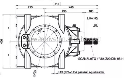 Gearbox for Snow Tillers