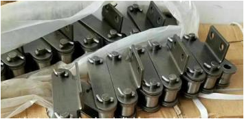 DIN ANSI ISO Palm Oil  Conveyor Chain 4" 6" with T-pin Extended Pin Attachment