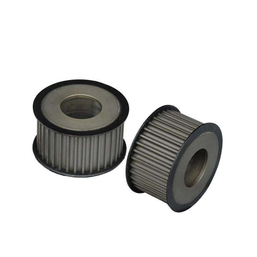 Anodizing Blackening Zinc Plating Phosphatiing Double Pulley Wheels with Solid Hole Taper Bush and Polit Bores Pulley
