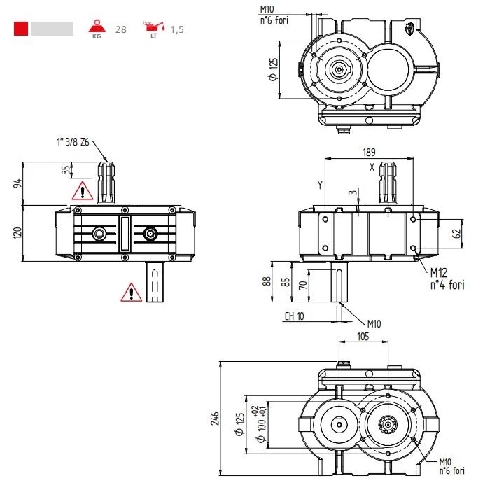 Original Design Manufacturing Grain Harvester Machine Forward Gearbox Marine Reversing Bevel Gearboxes