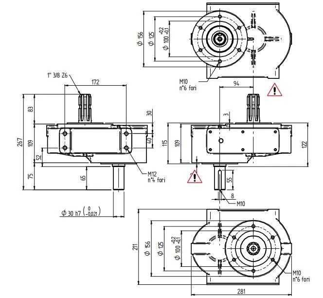 Original Design Manufacturing Grain Harvester Machine Forward Gearbox Marine Reversing Bevel Gearboxes