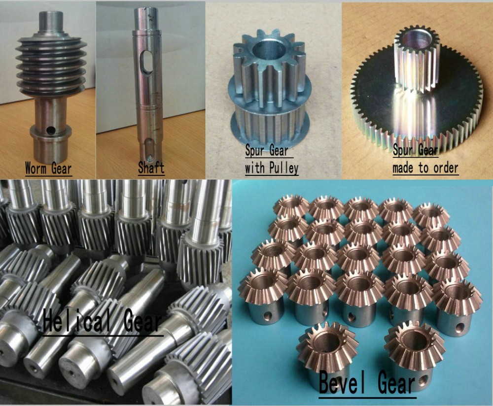 Customized Steel Steel Worm Gear and Brass Wheel