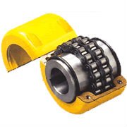 Raydafon Protective Cover and O-rings Included Axle Shaft KC20022 Roller Chain Coupling