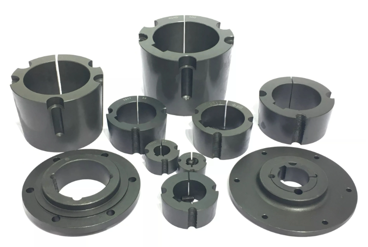 China Manufacturer Cast Iron Qd Taper Bushing Sheaves Bolt on Hubs Tapered Adapter Bushes Steel Split Taper Qd Bushing
