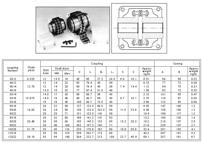 Raydafon Roller Chain Coupling & Chain Couplers