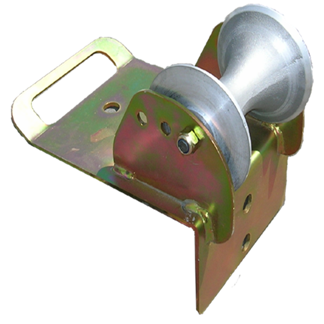 Raydafon Fixed Pulley and Movable Pulley Rotate Around a Central Axis Roller Socket Stopper Door and Gate Pulley Wheel